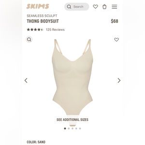 Skims Seamless Sculpt Thong Bodysuit